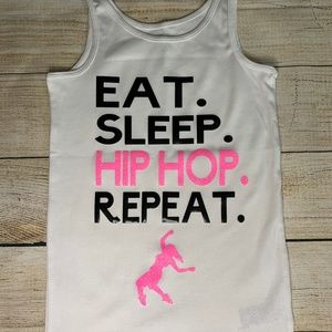 Eat. Sleep. Hip Hop. Repeat. Graphic Tank Top